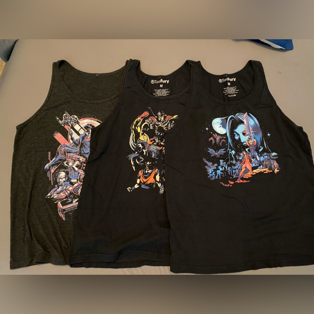 Anime Tank Top Bundle, Size Medium